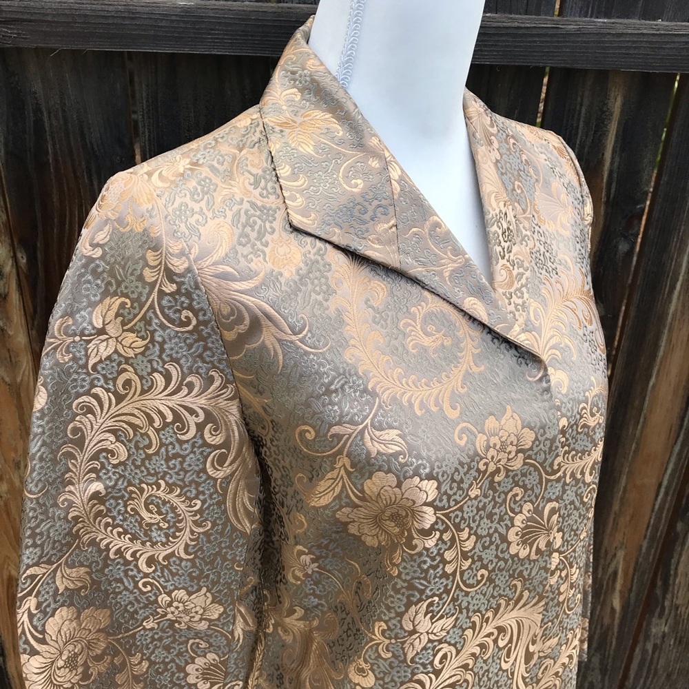 NWT! Silk Brocade Dress Coat / Jacket